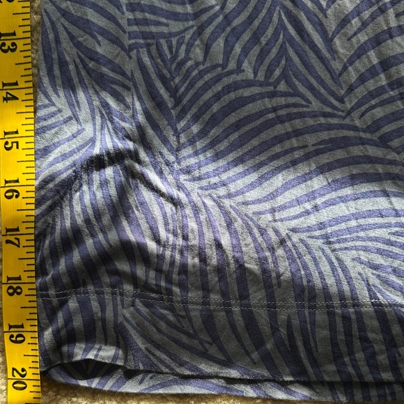 Honeydew Intimates Purple Gray Print Wide Leg Pull On Cropped Pants XL - Picture 5 of 5